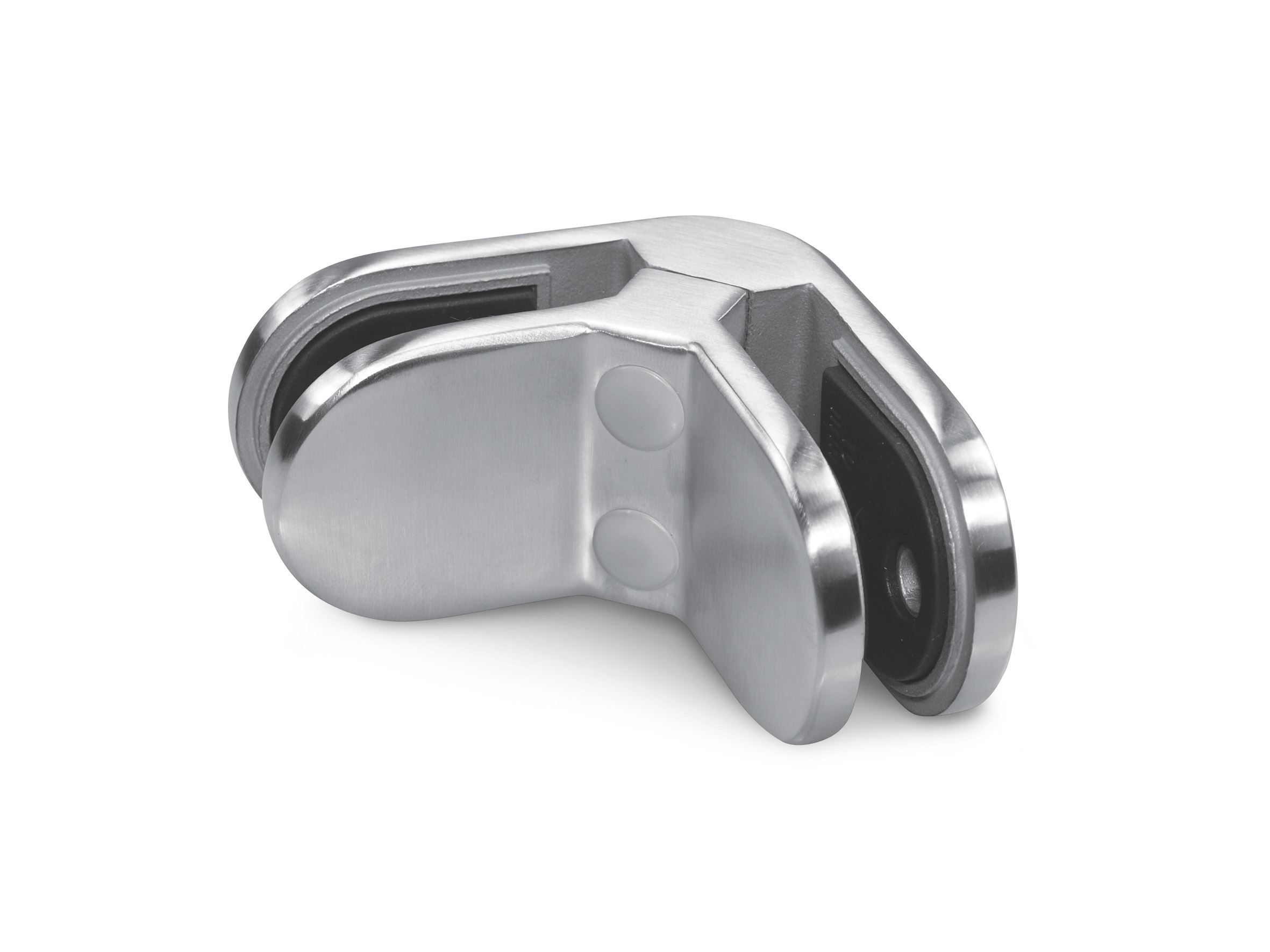 Stainless Steel Glass Clamps Model 33 90° Corner Fastec Handrail